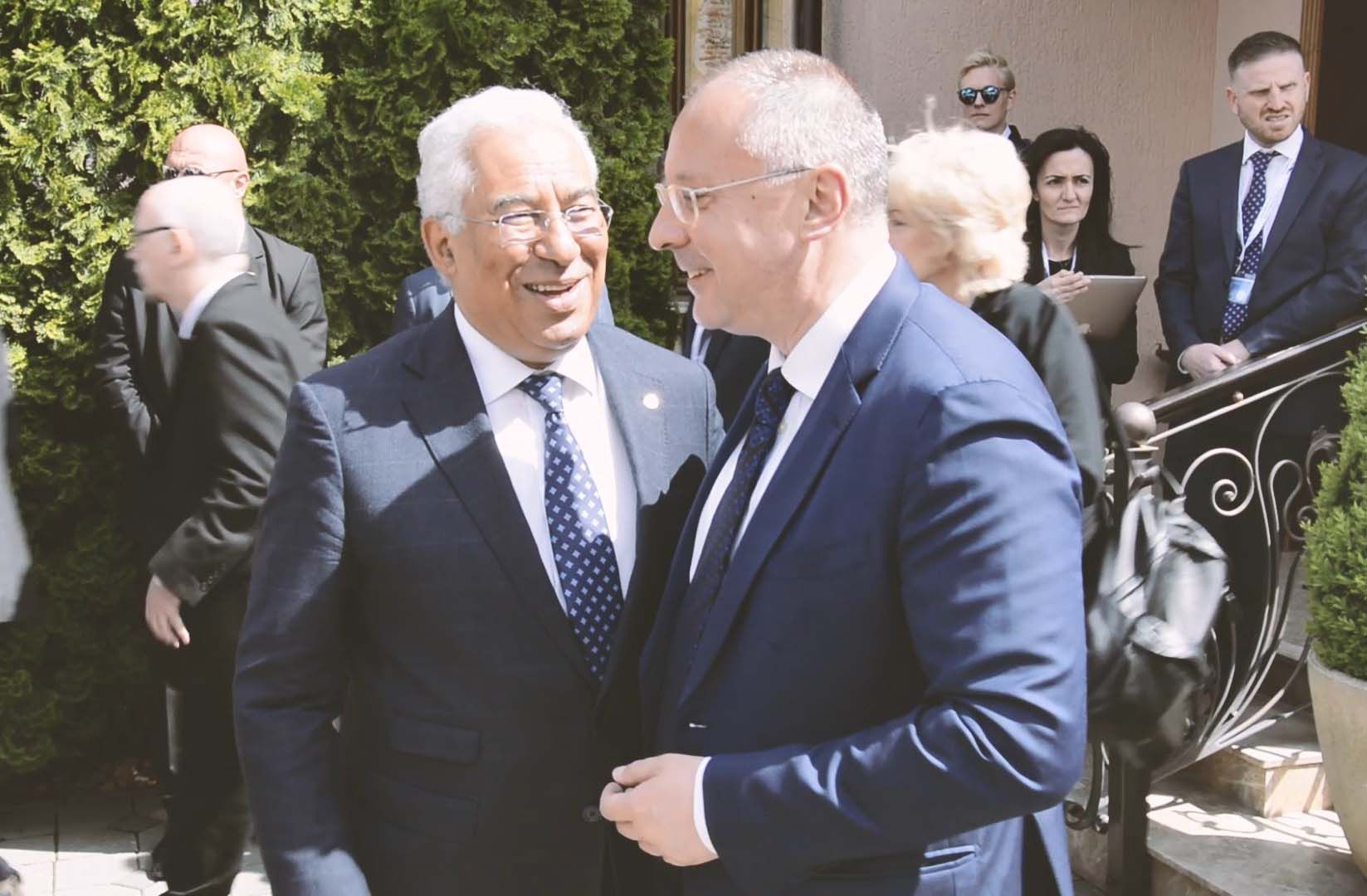 Сергей Станишев с министър-председателя на Португалия Антонио Коща