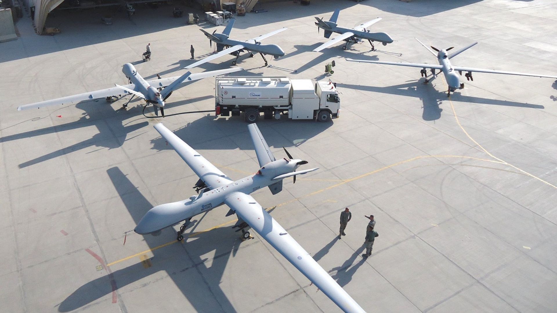 Американската армия е използвала дронове излетели от военна база в