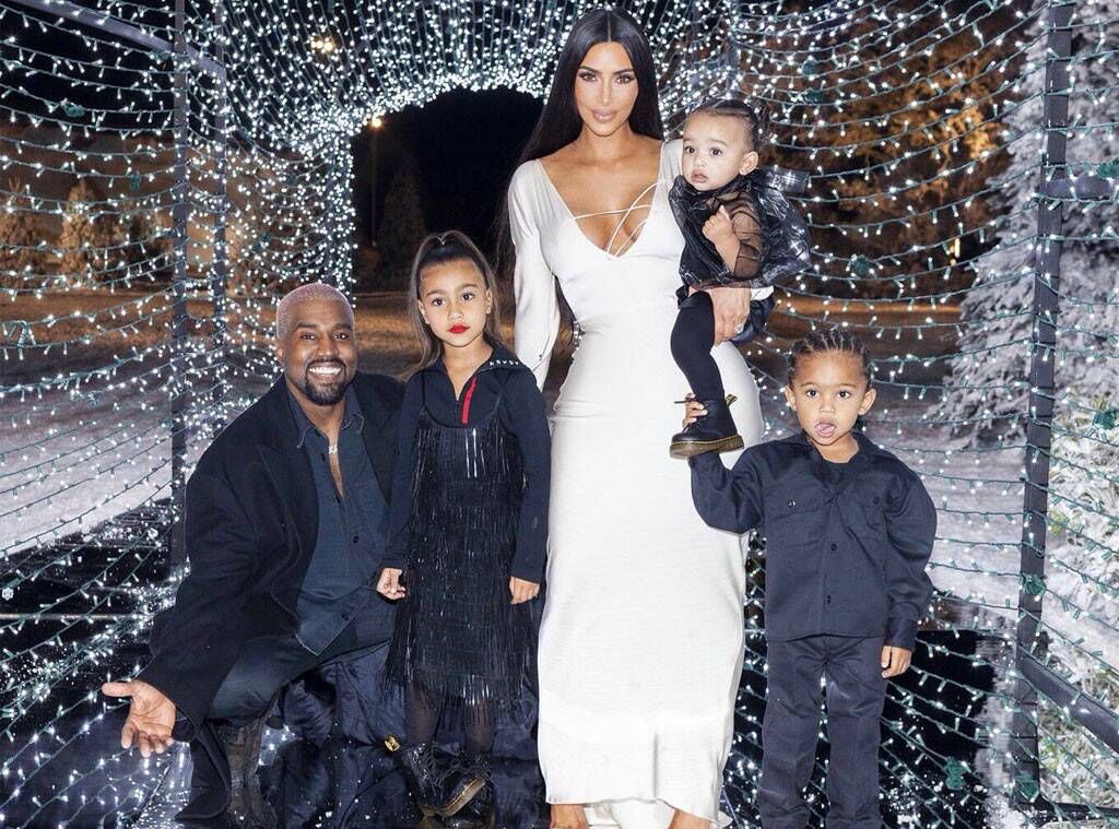 Ким и Кание с другите си три деца