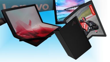 Lenovo демонстрира лаптоп със сгъваем дисплей