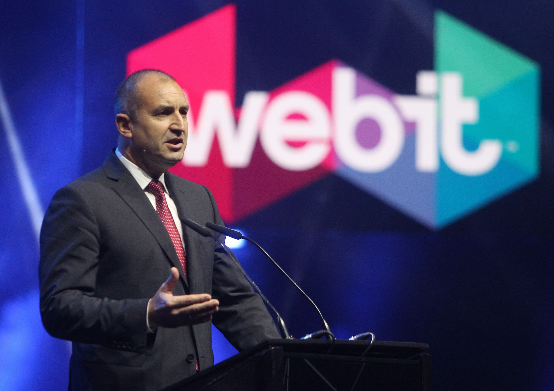 Президентът Румен Радев на откриването на Webit 