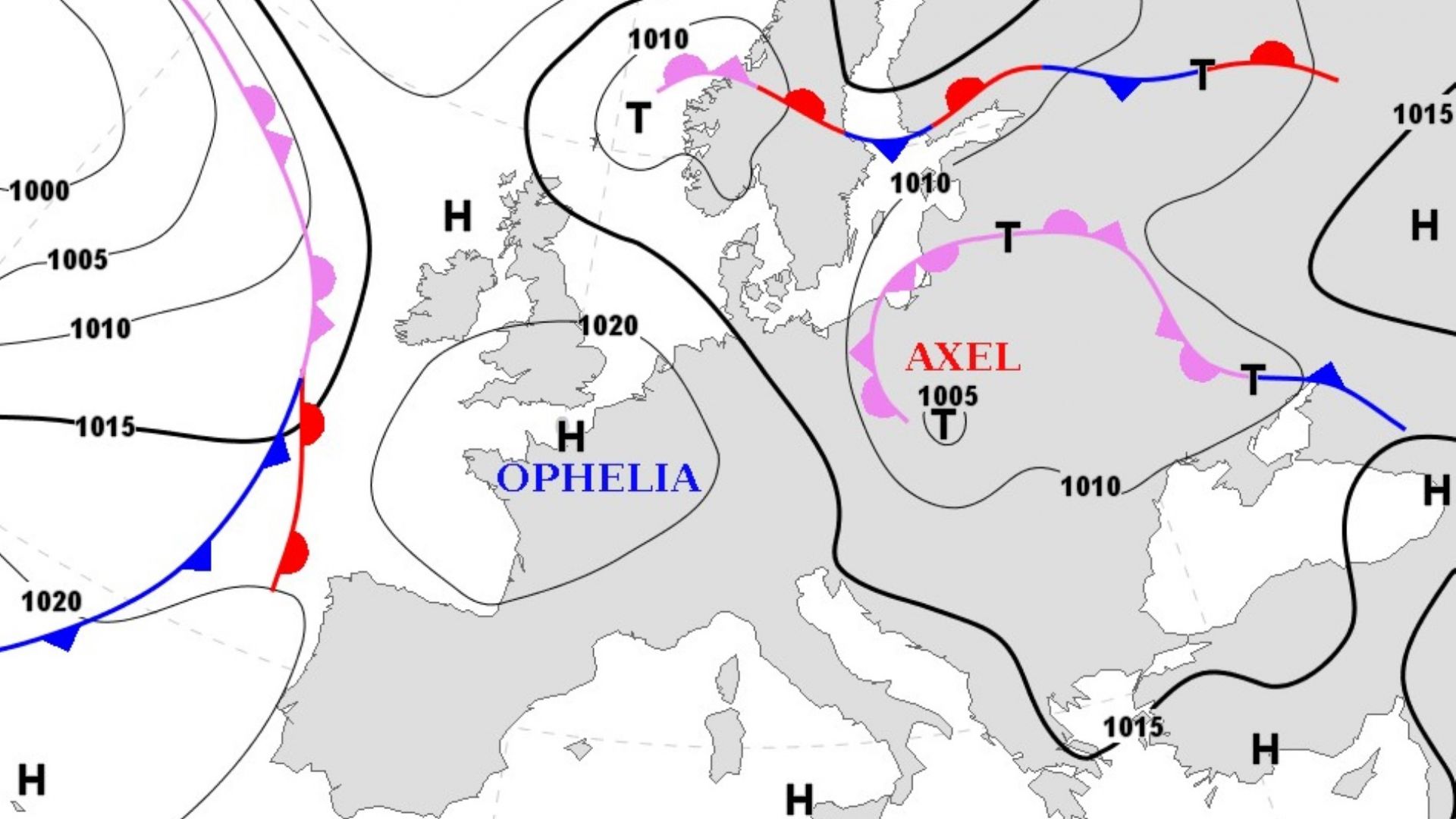 Циклонът Аксел носи порои, бури и наводнения в Източна Европа