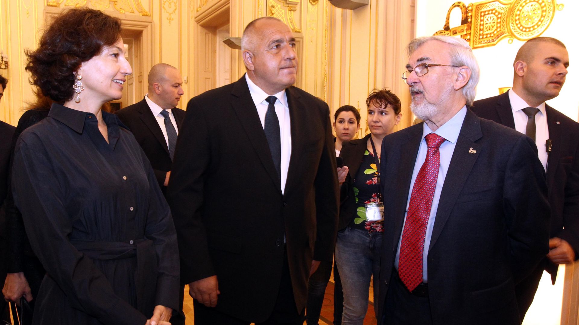 Премиерът Бойко Борисов и генералният директор на ЮНЕСКО Одре Азуле