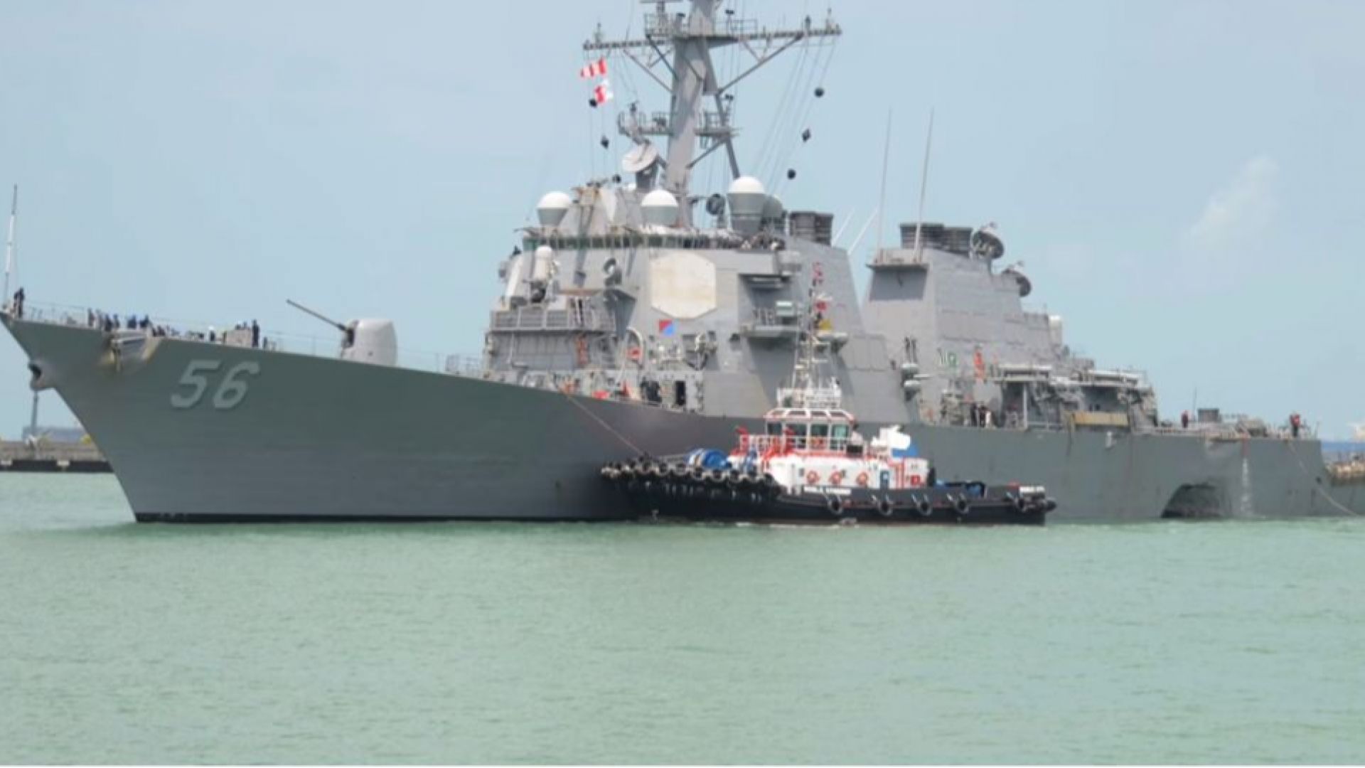 Белият дом е поискал американският кораб който носи името на