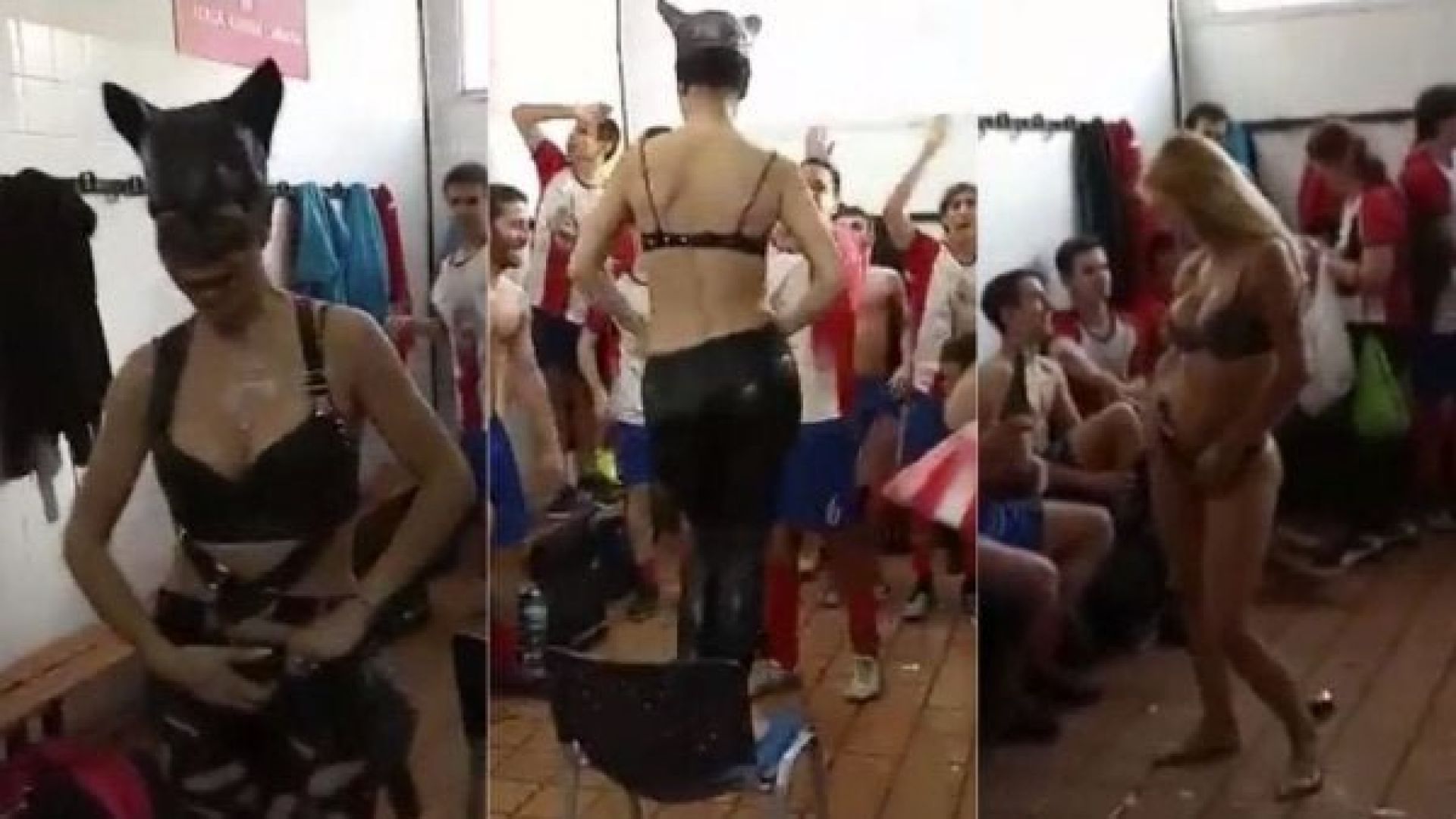 Испански клуб се извини, защото празнува промоция със стриптизьорка (видео)