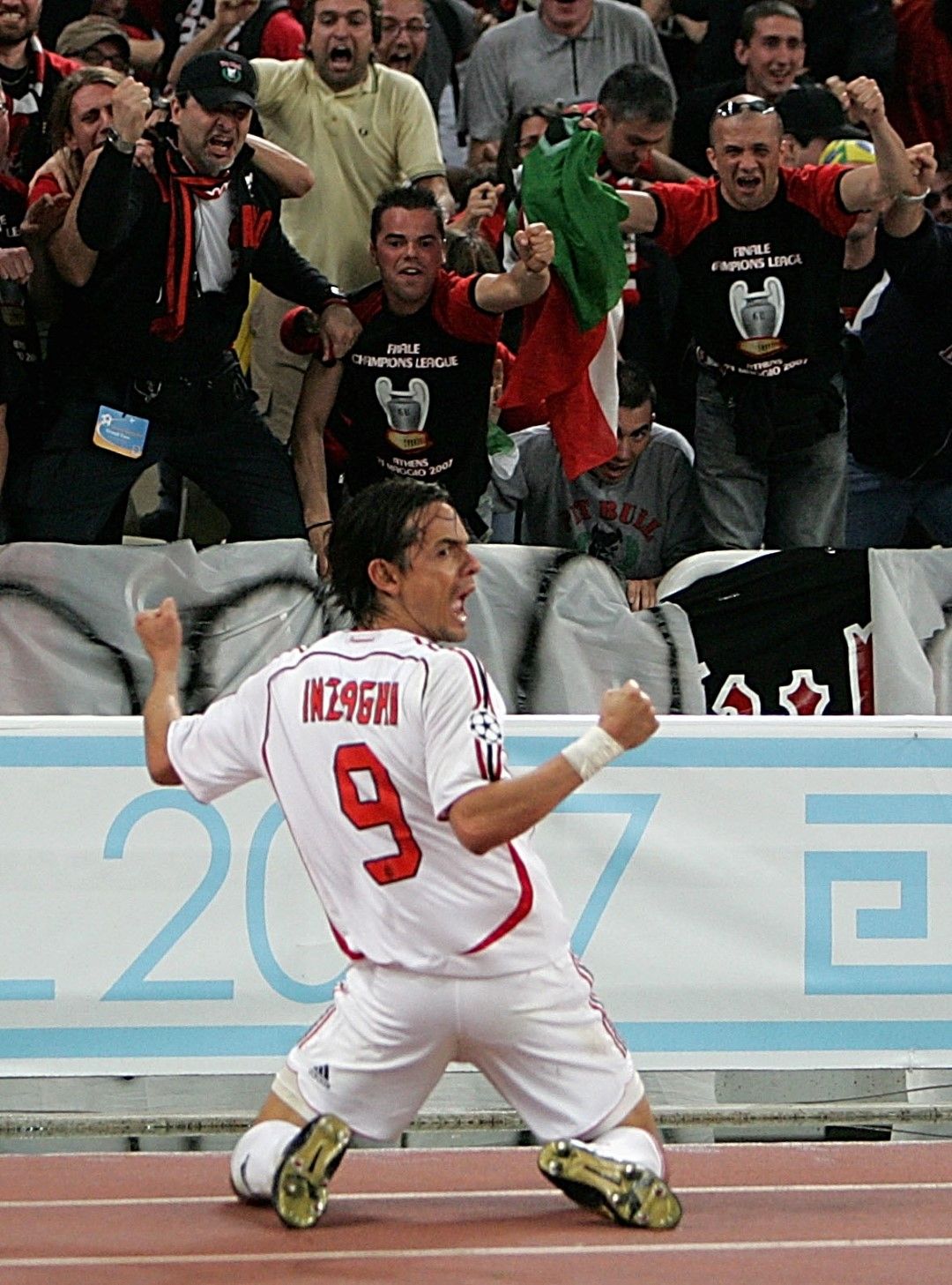 2007 г., Атина. Индзаги с втори гол отчайва "червените" и Милан отмъщава за травмата от Истанбул