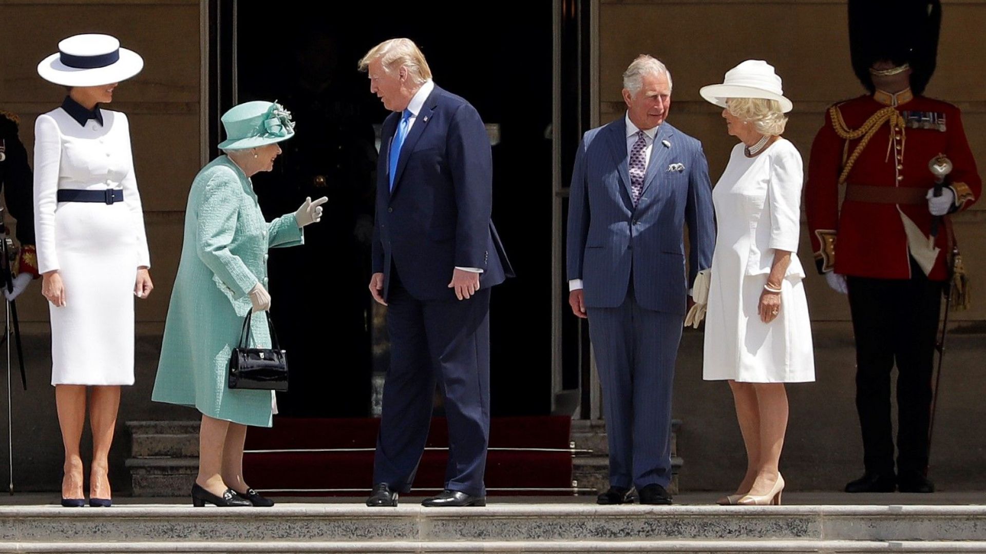 Американският президент Доналд Тръмп и първата дама Мелания Тръмп бяха