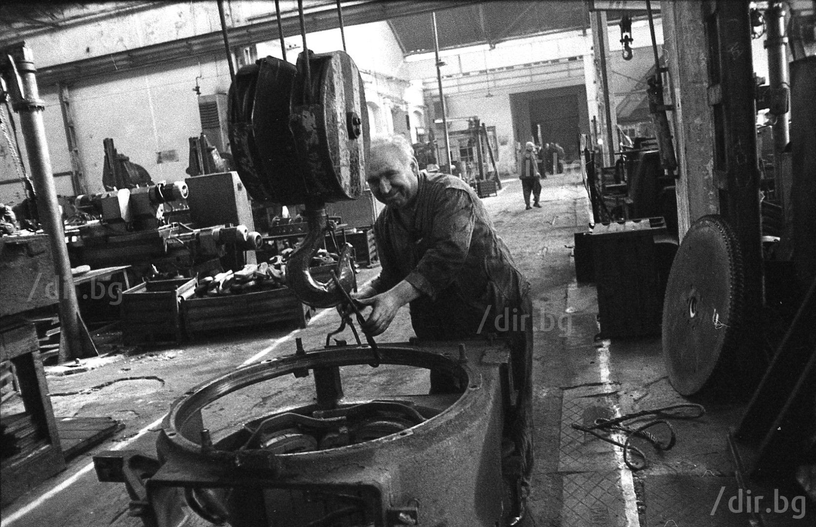 ЖП заводът, заснет през 70-те на ХХ век