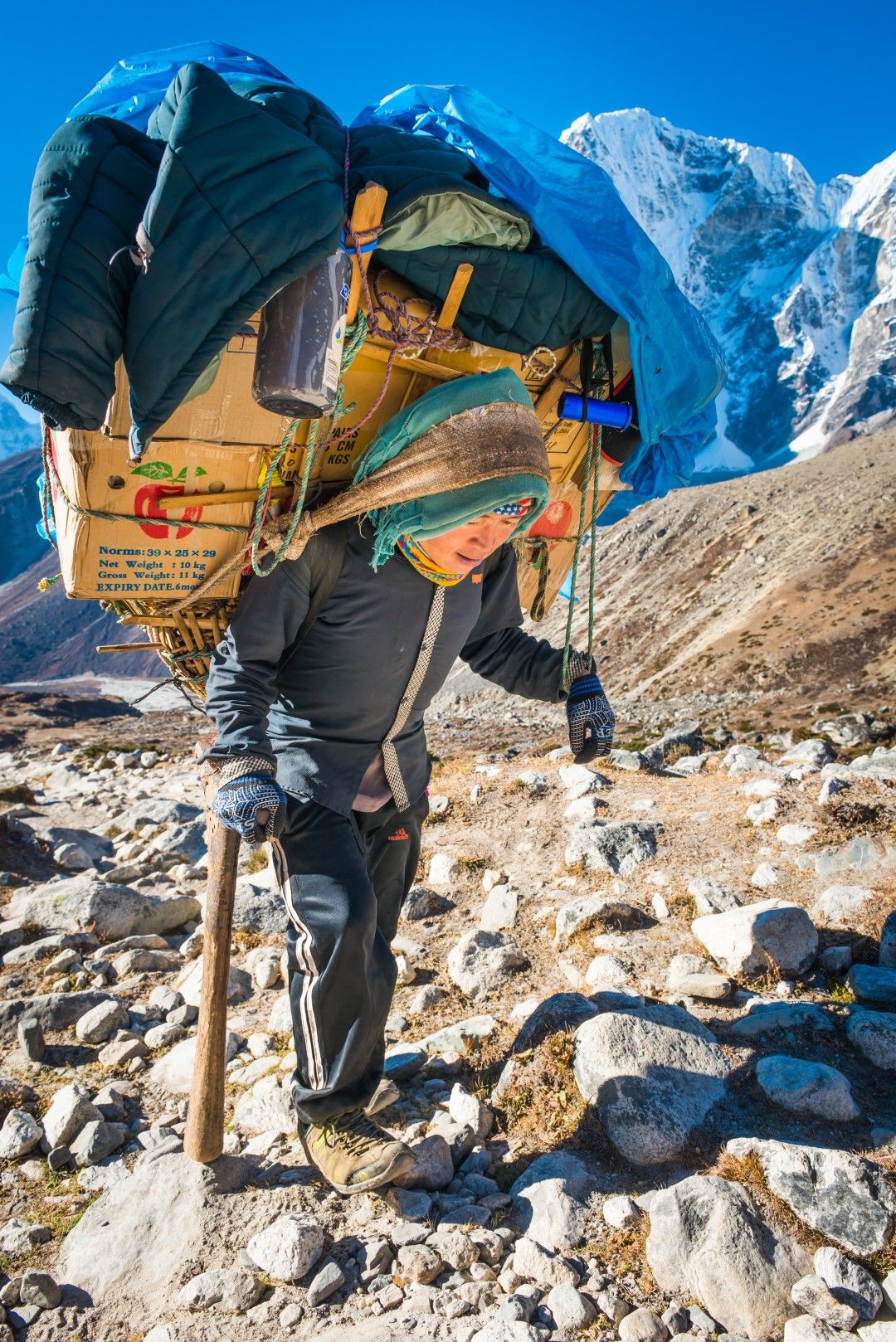 Експедициите често са подпомагани от местните шерпи, които са истинските герои на изкачванията