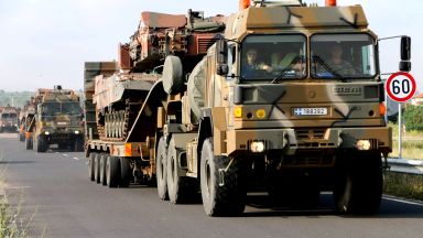 Американска военна техника прекосява България за учение в Румъния