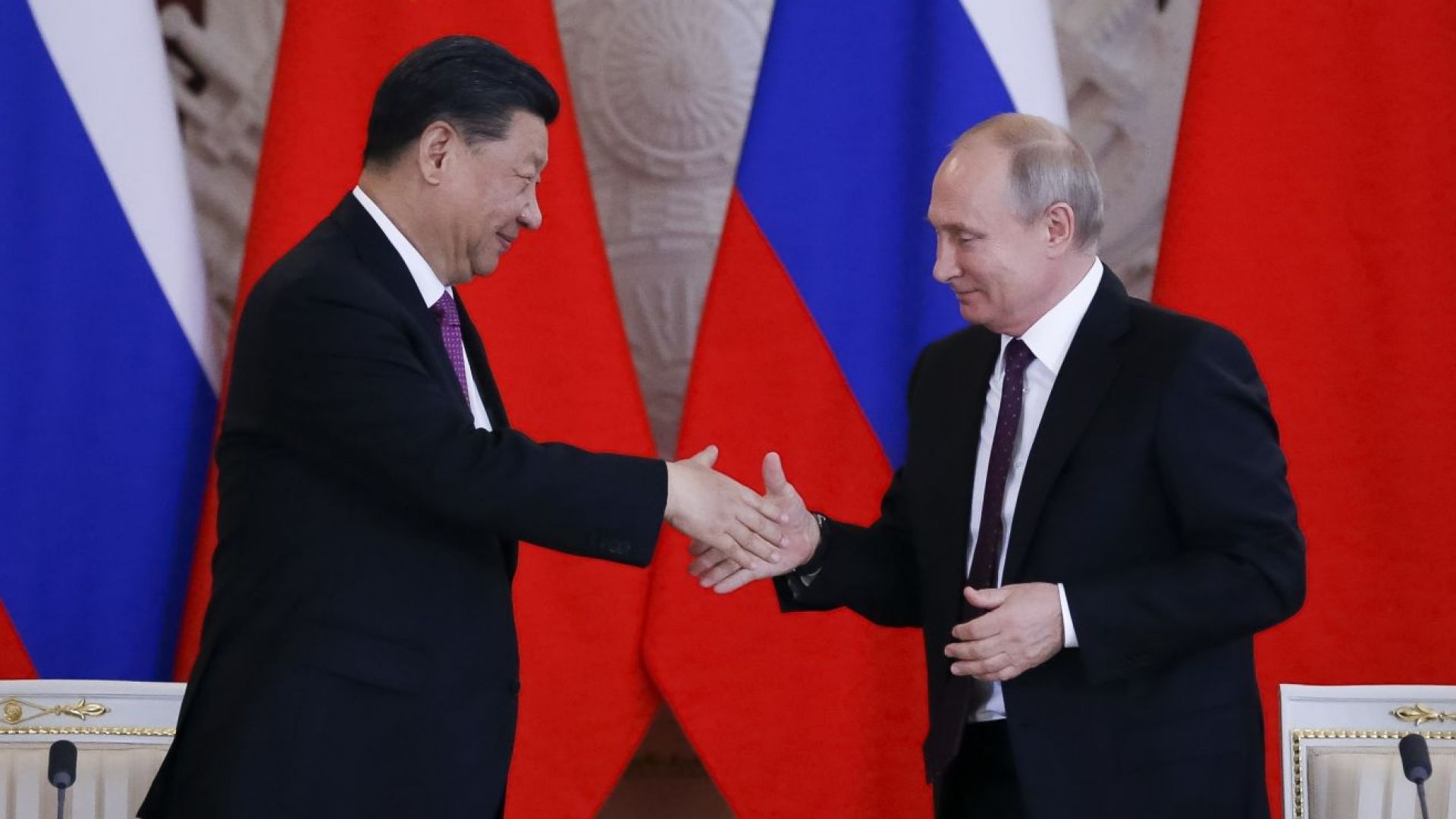 Лидерите на Русия и Китай Владимир Путин и Си Дзинпин