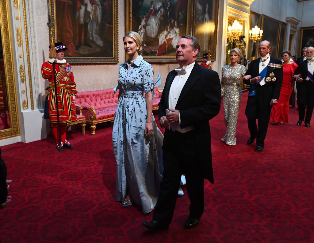 Иванка Тръмп направи всичко възможно, за да впечатли кралското семейство по време на посещението си в Обединеното кралство, заедно с баща си 