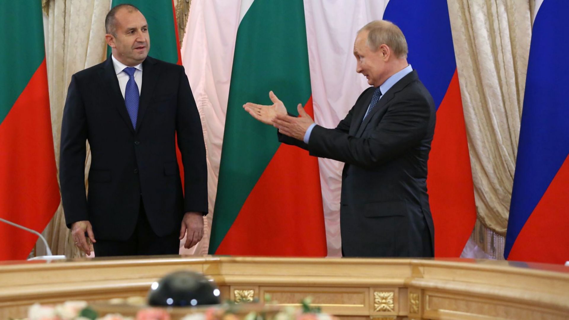 Президентът Румен Радев разговаря днес с руския си колега Владимир