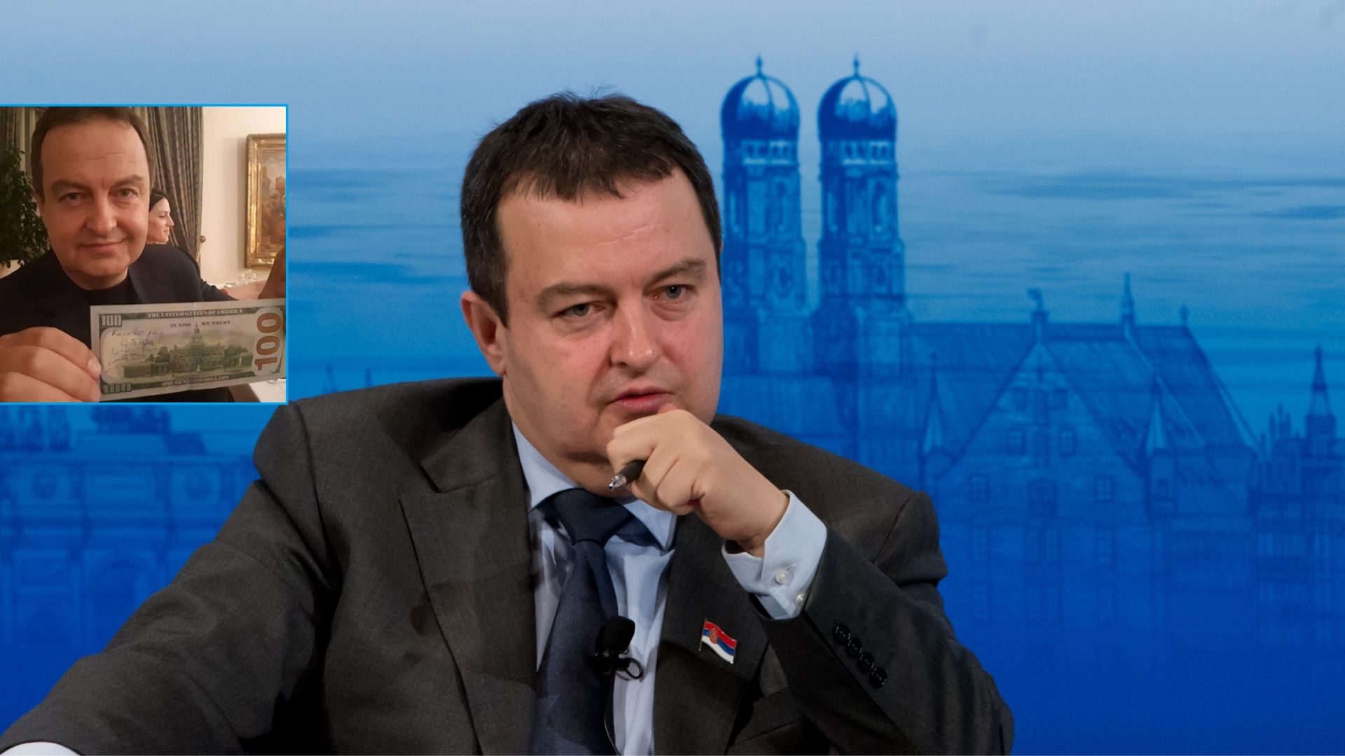 Сръбският външен министър Ивица Дачич се присъедини към акция подета