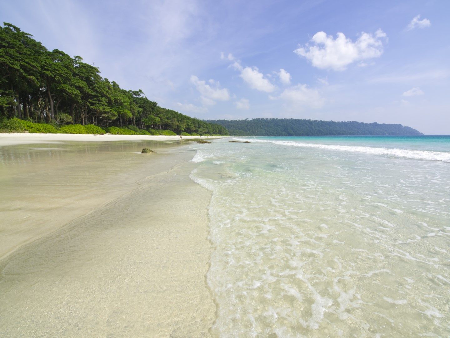 Плажът Радханагар на Никобарските острови