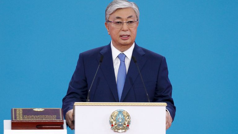 Казахстанският президент Касъм-Жомарт Токаев заяви, че преговори с терористи не