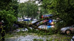 20 души пострадаха при бури в Източна Германия
