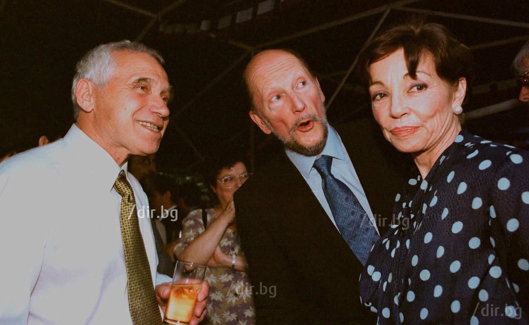 Жельо Желев, Симеон II, доня Маргарита във френското посолство на 14 юли 2001 г. 