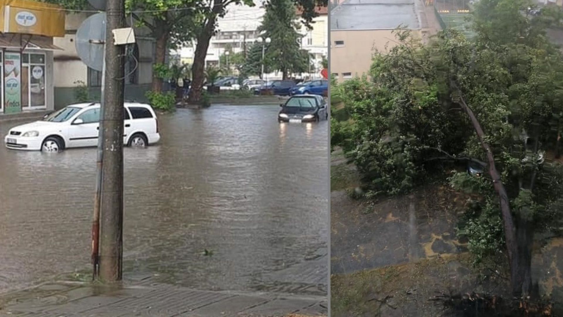 Козлодуй стана поредният български град, наводнен от проливни дъждове през