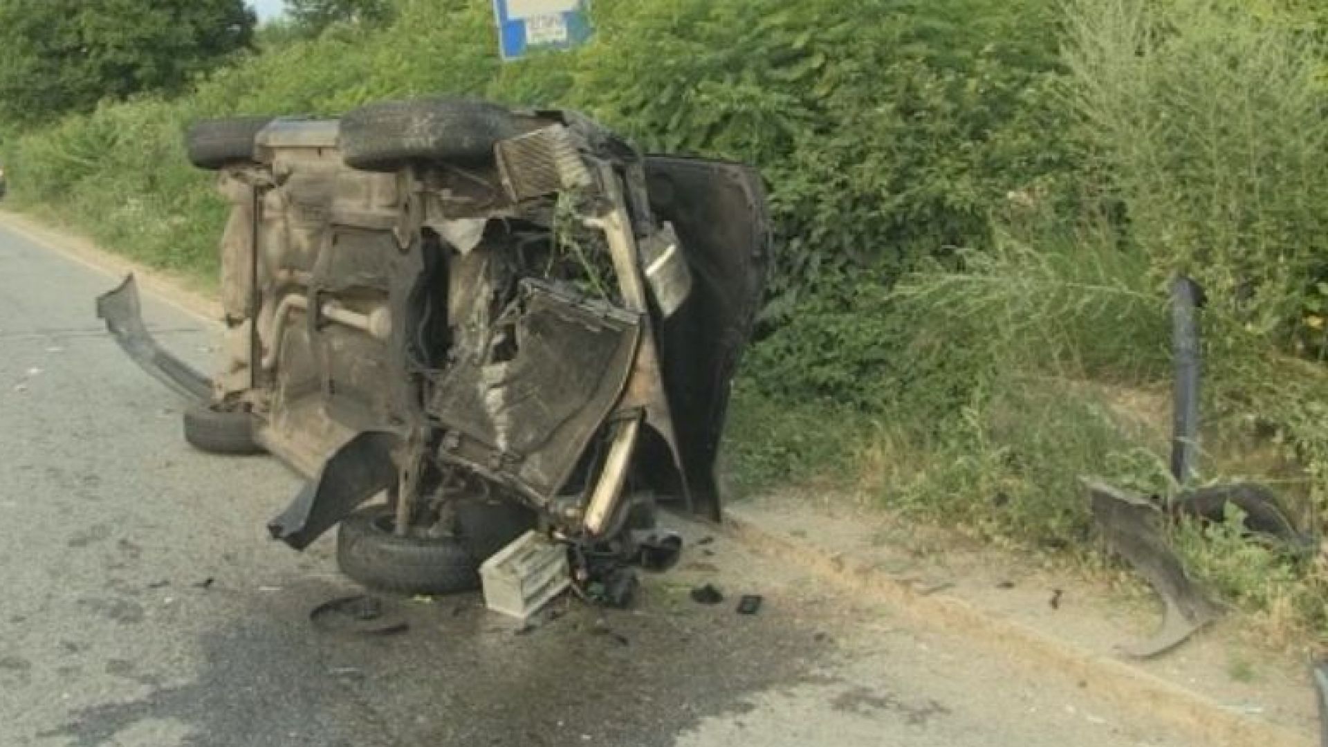 19 годишно момиче загина след като автомобилът управляван от нея се