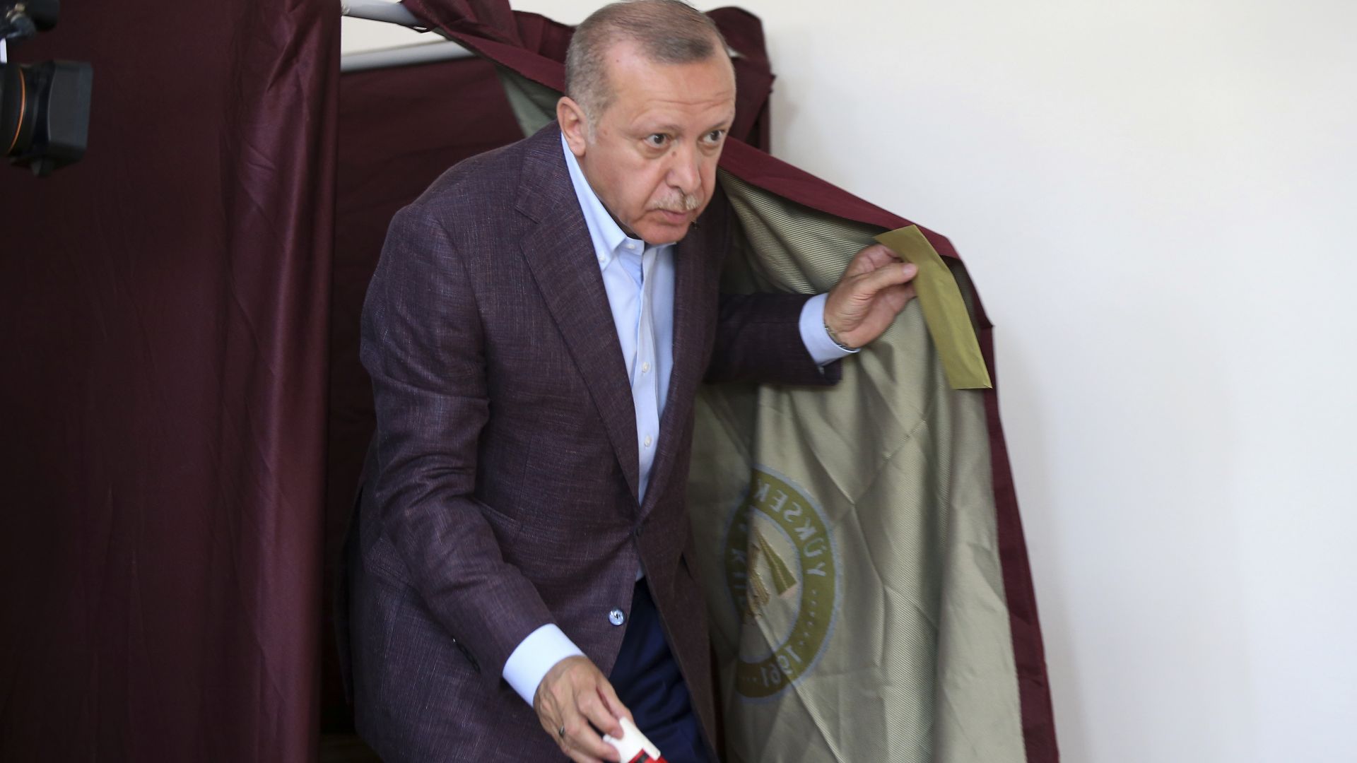 Турският президент Реджеп Тайип Ердоган заяви че очаква висока избирателна