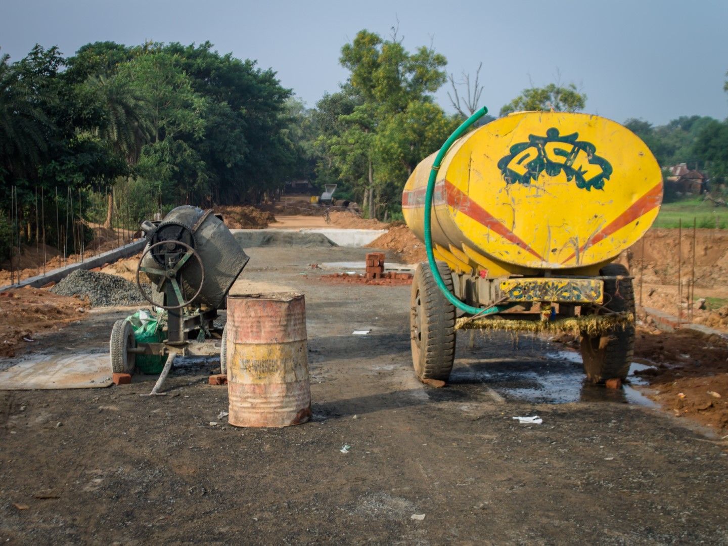 Цистерна с вода в Индия