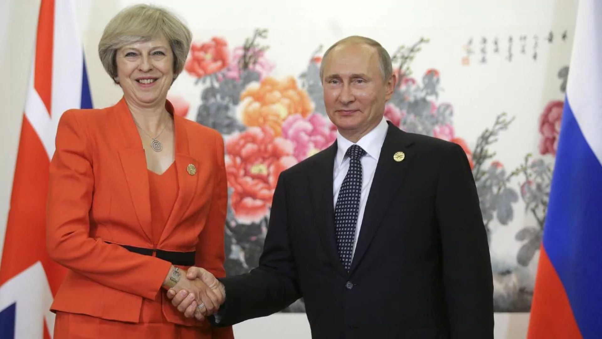 Руският президент Владимир Путин и британският премиер Тереза Мей ще