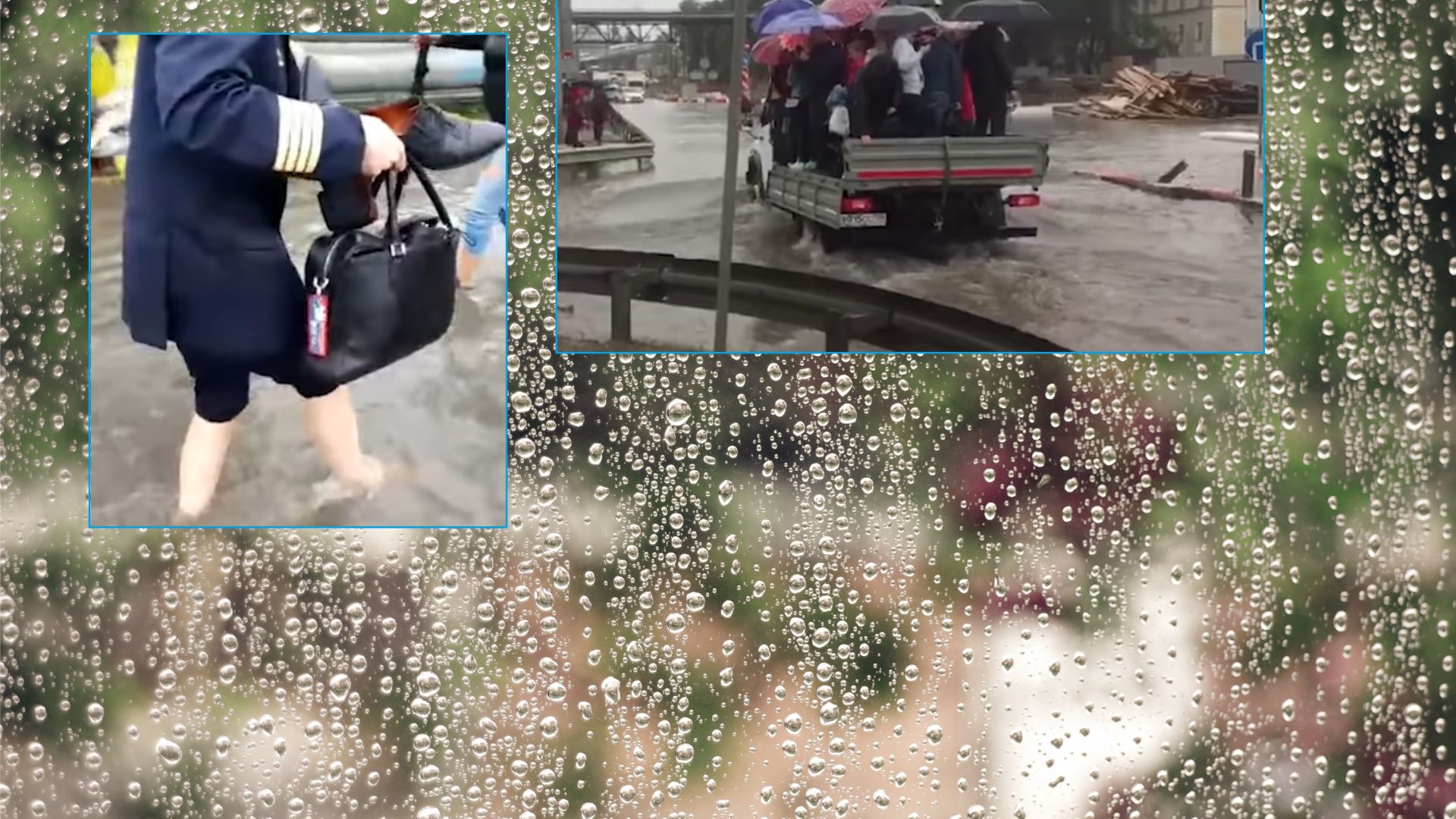 Московското летище Шереметиево преживява истински потоп днес Аеропортът беше наводнен