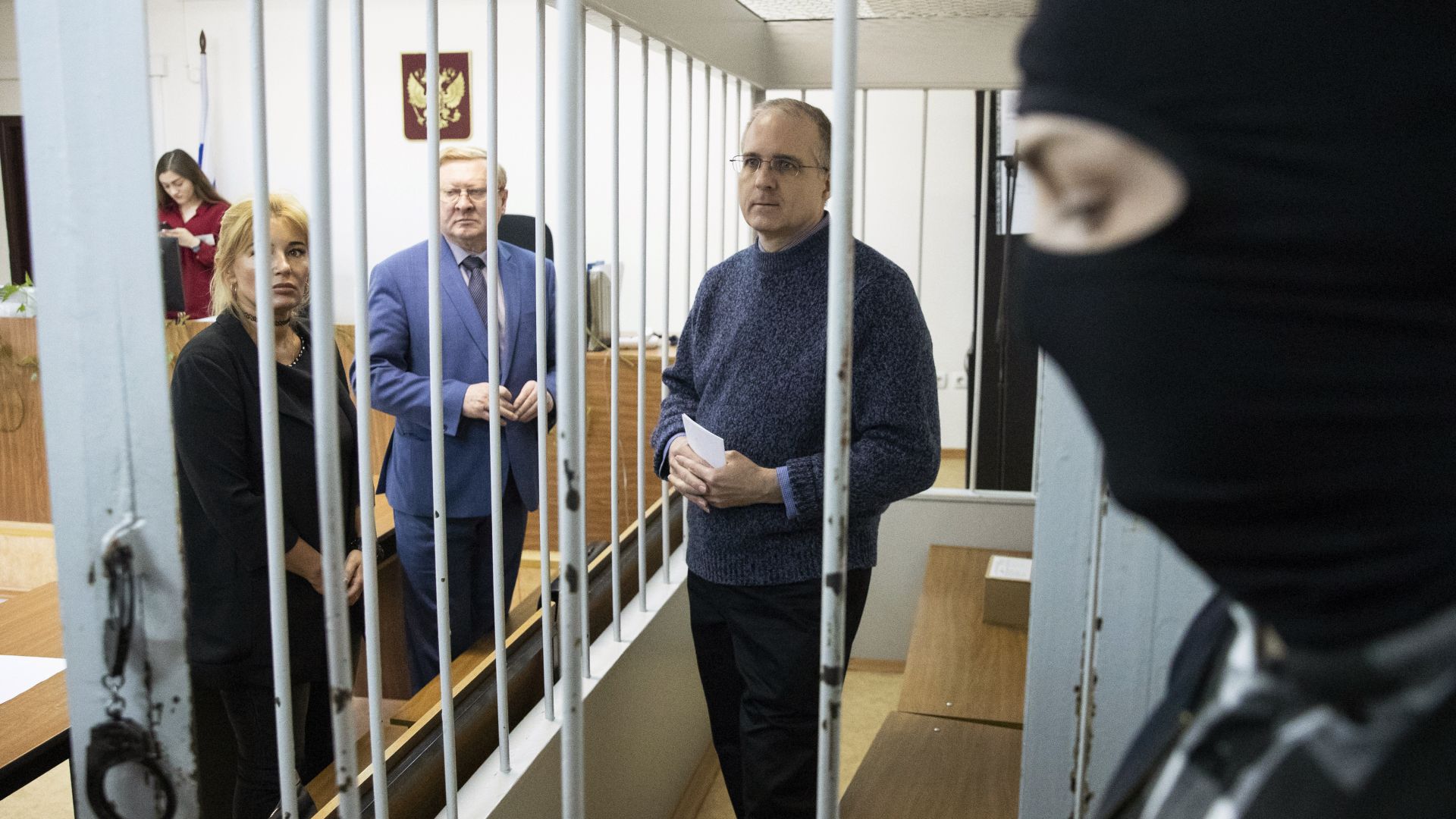 US дипломат посети арестувания обвинен в шпионаж Пол Уилан в Москва