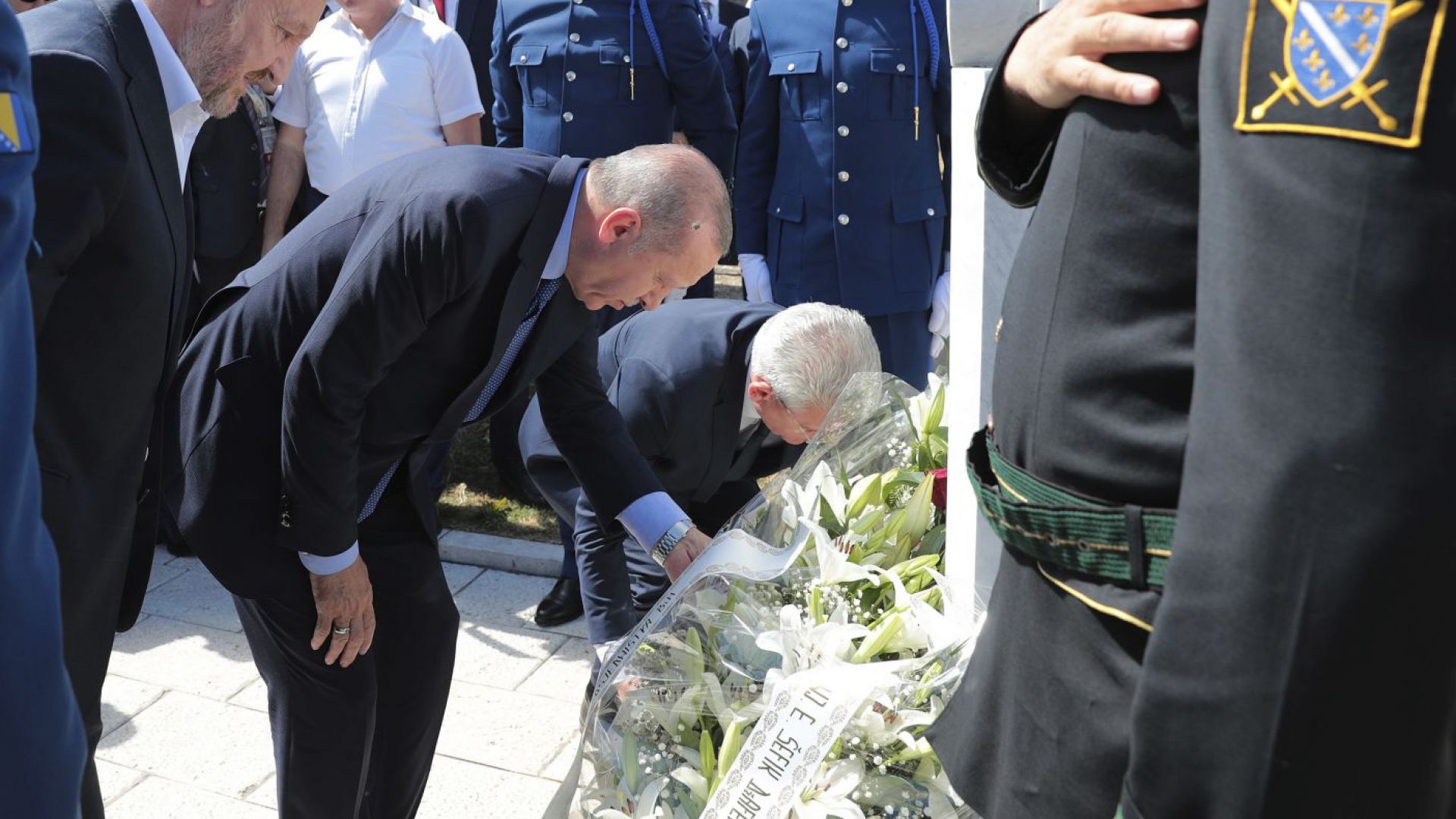 Личната охрана на турския президент Реджеп Тайип Ердоган влезе в