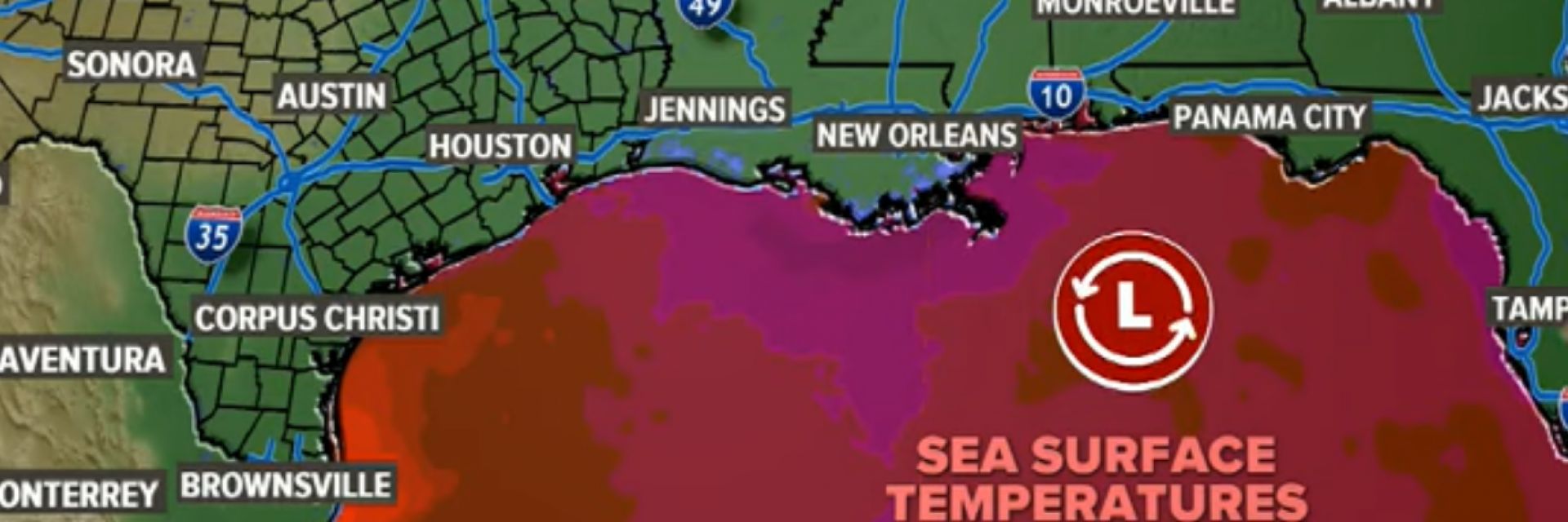 Тропическата буря Бари става ураган, удря Тексас, Ню Орлиънс и Луизиана