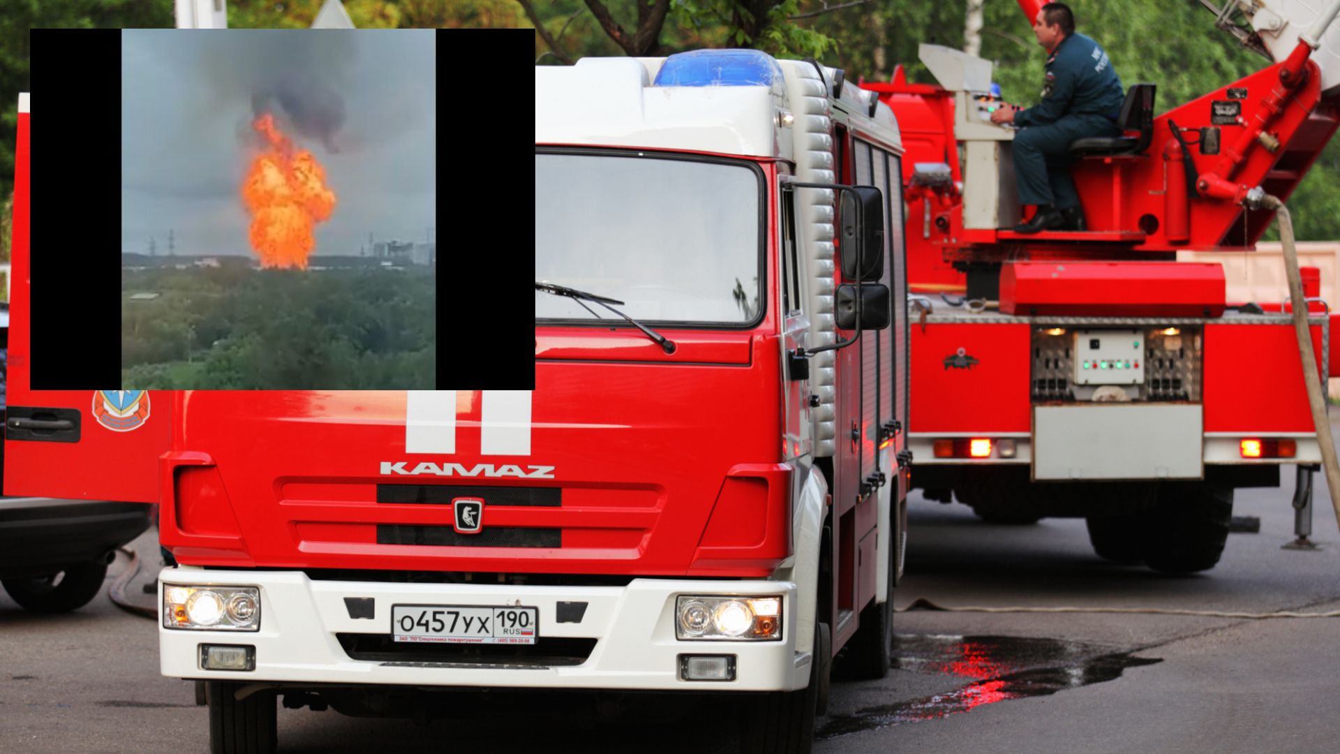 Огромен пожар е избухнал в Северната топлоелектрическа централа в град