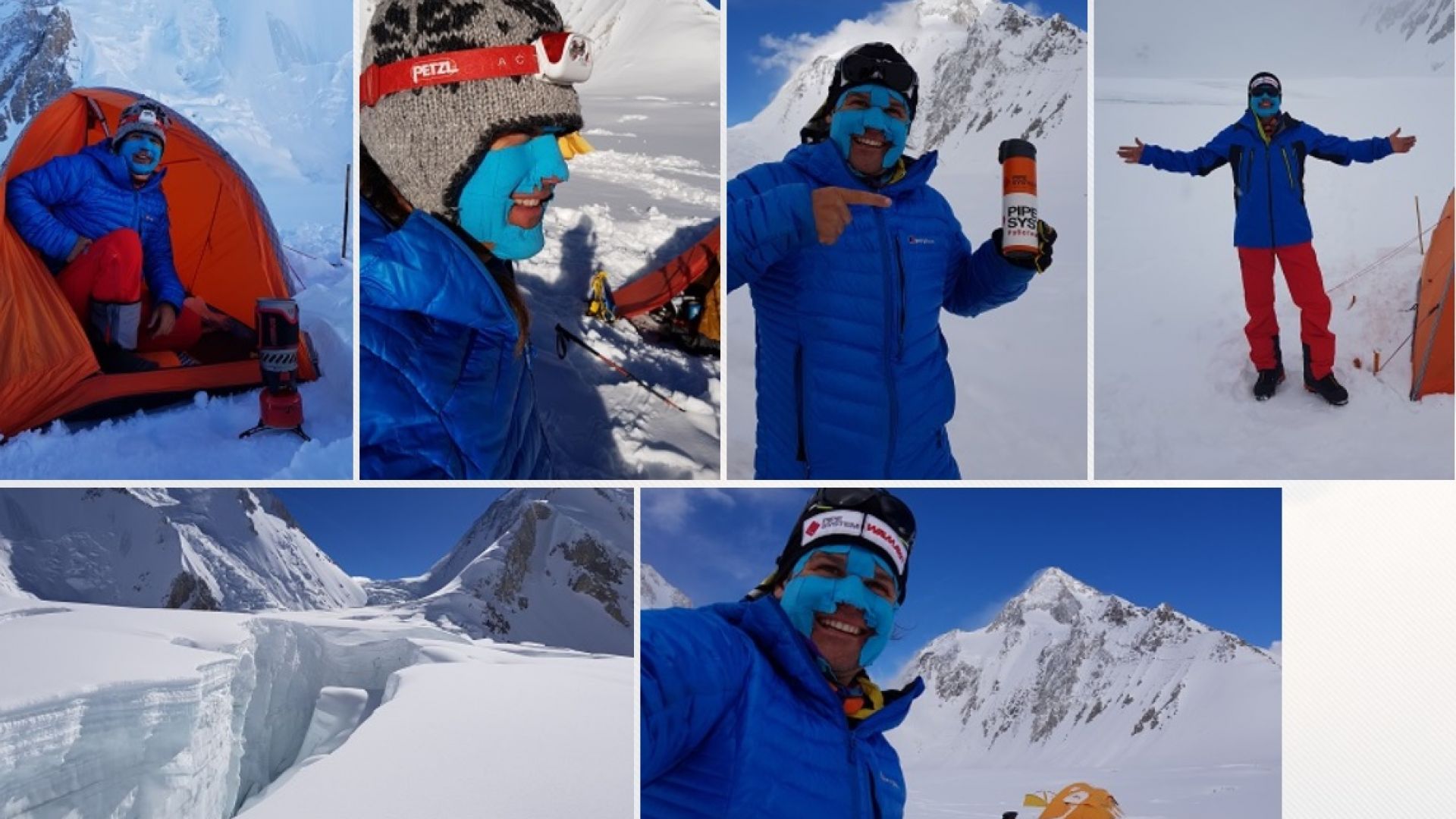 Този връх е доста стръмен и имаше обилно количество сняг