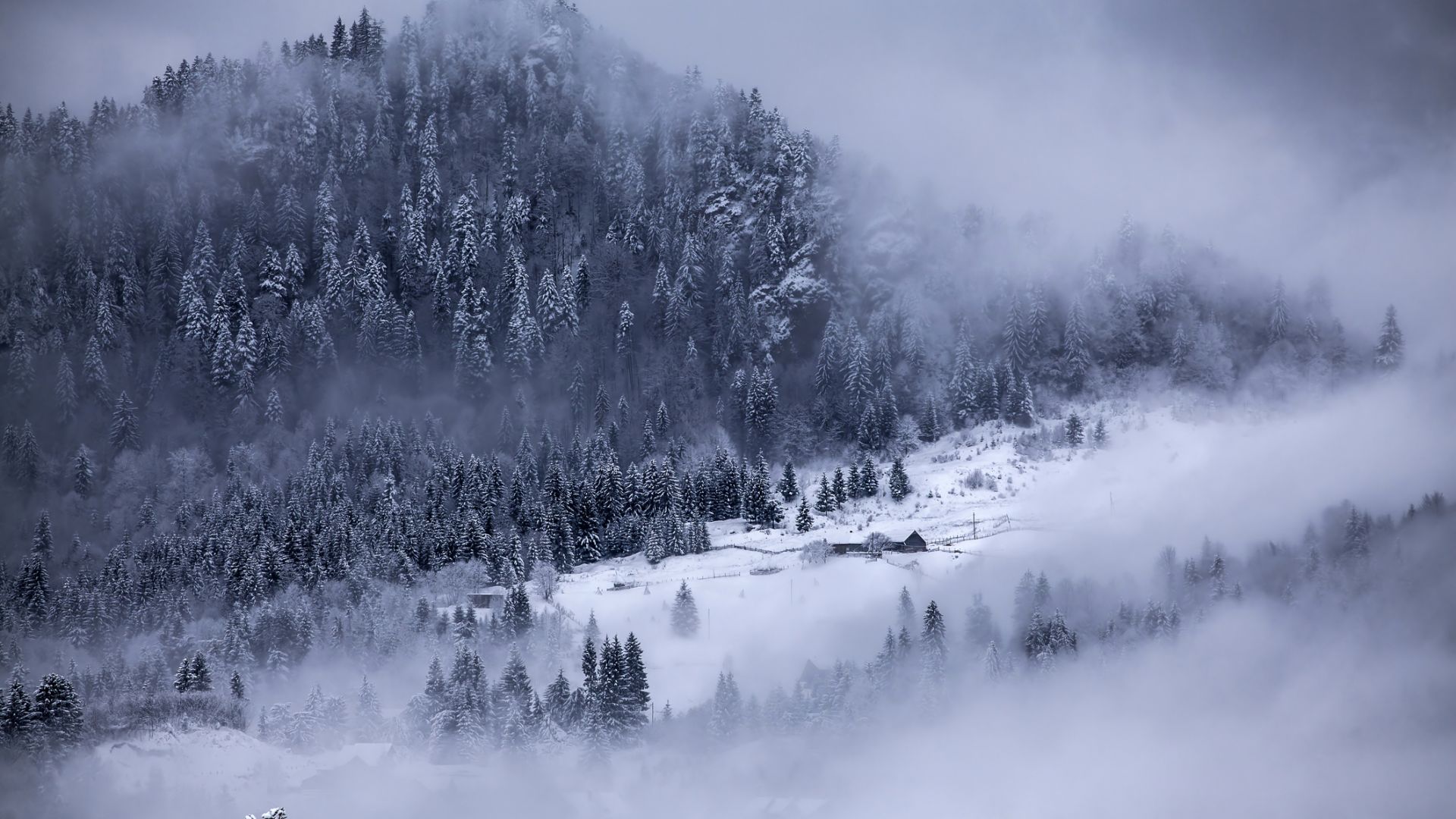 Студена въздушна маса проникнала от северозапад донесе сняг в Румъния