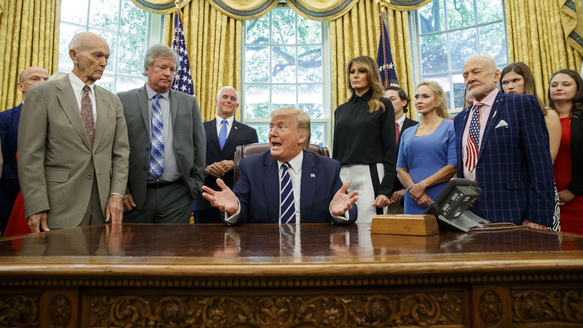 Президентът на САЩ Доналд Тръмп се срещна днес в Овалния