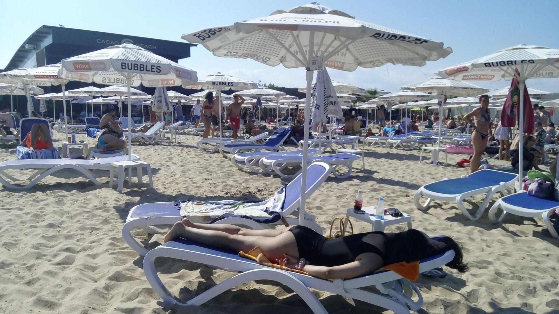 Плажните ивици в Слънчев бряг северна централна и южна