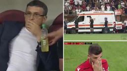 Треньорът на румънски гранд получи сърдечен арест по време на мач