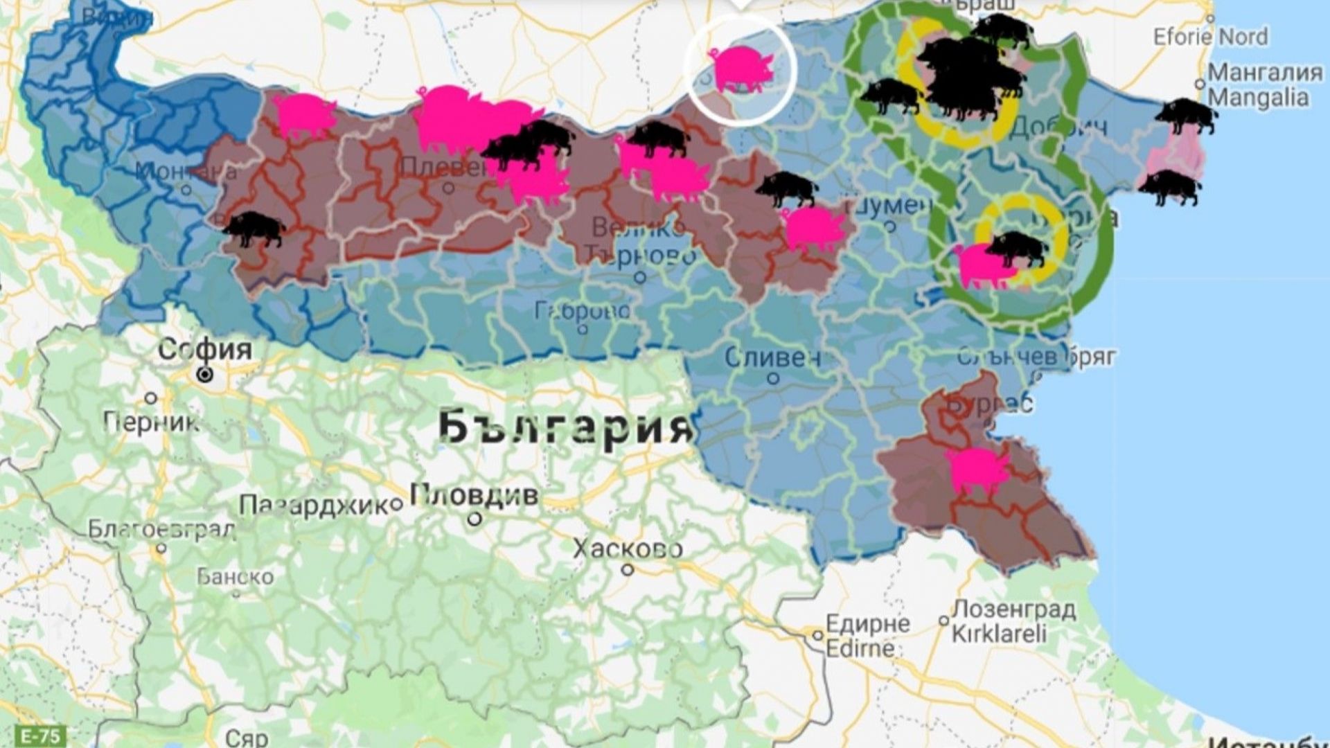 Европейската комисия вкара няколко области България в по опасната трета зона