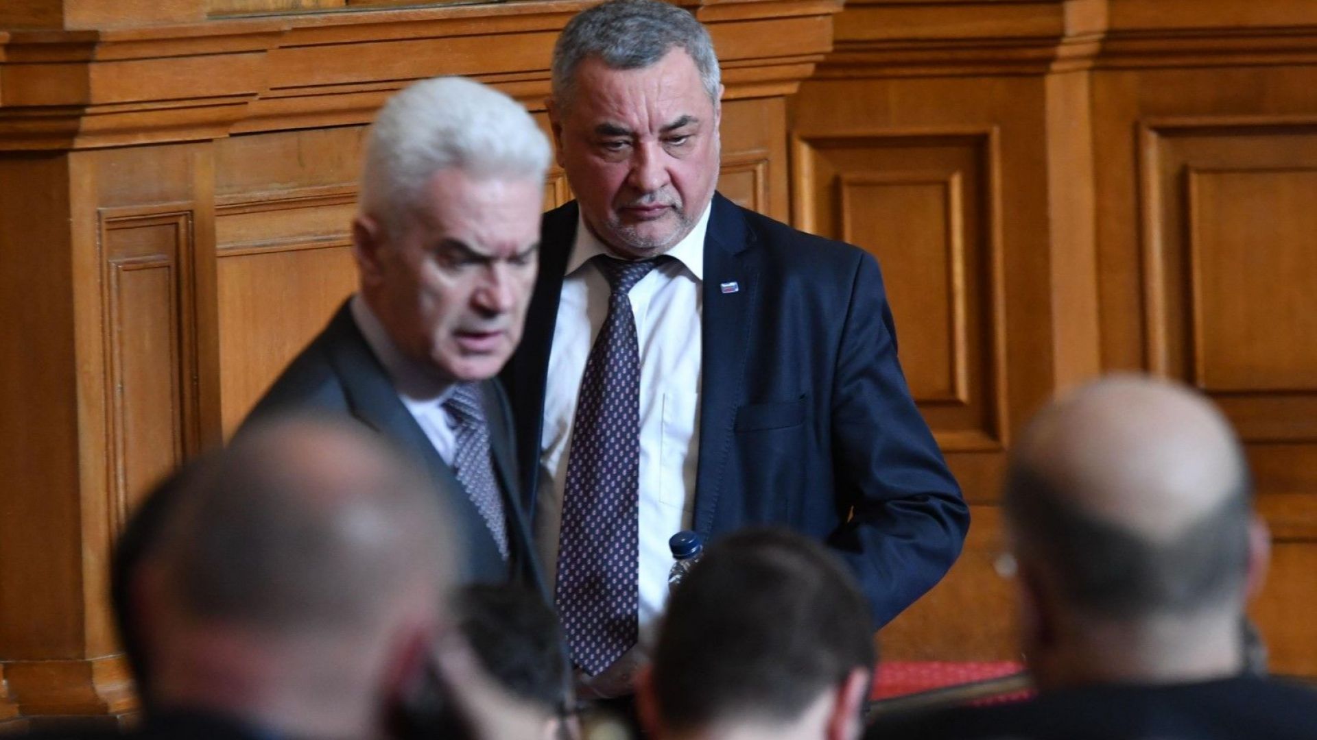 Лидерите на НФСБ ВМРО и Атака Валери Симеонов Красимир Каракачанов