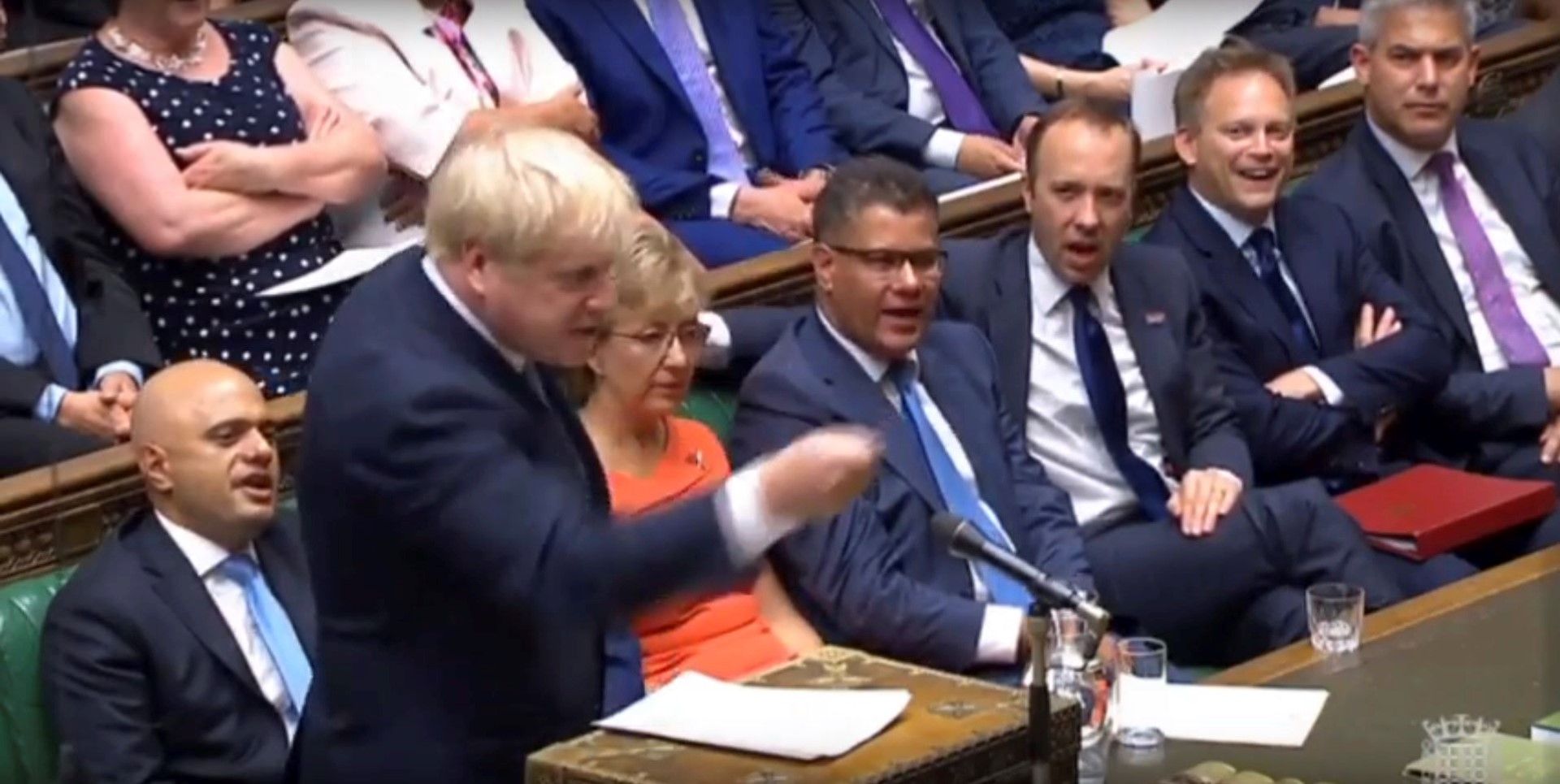 Борис Джонсън - първа реч като премиер в британския парламент