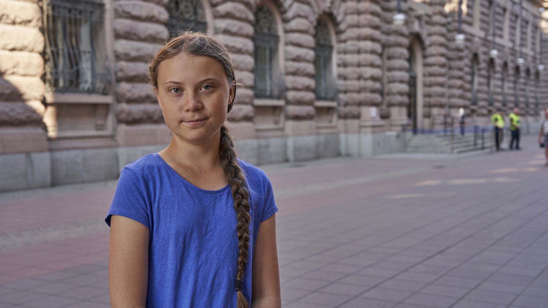 Шведската тинейджърка Грета Тунберг, която умело използва социалните медии в