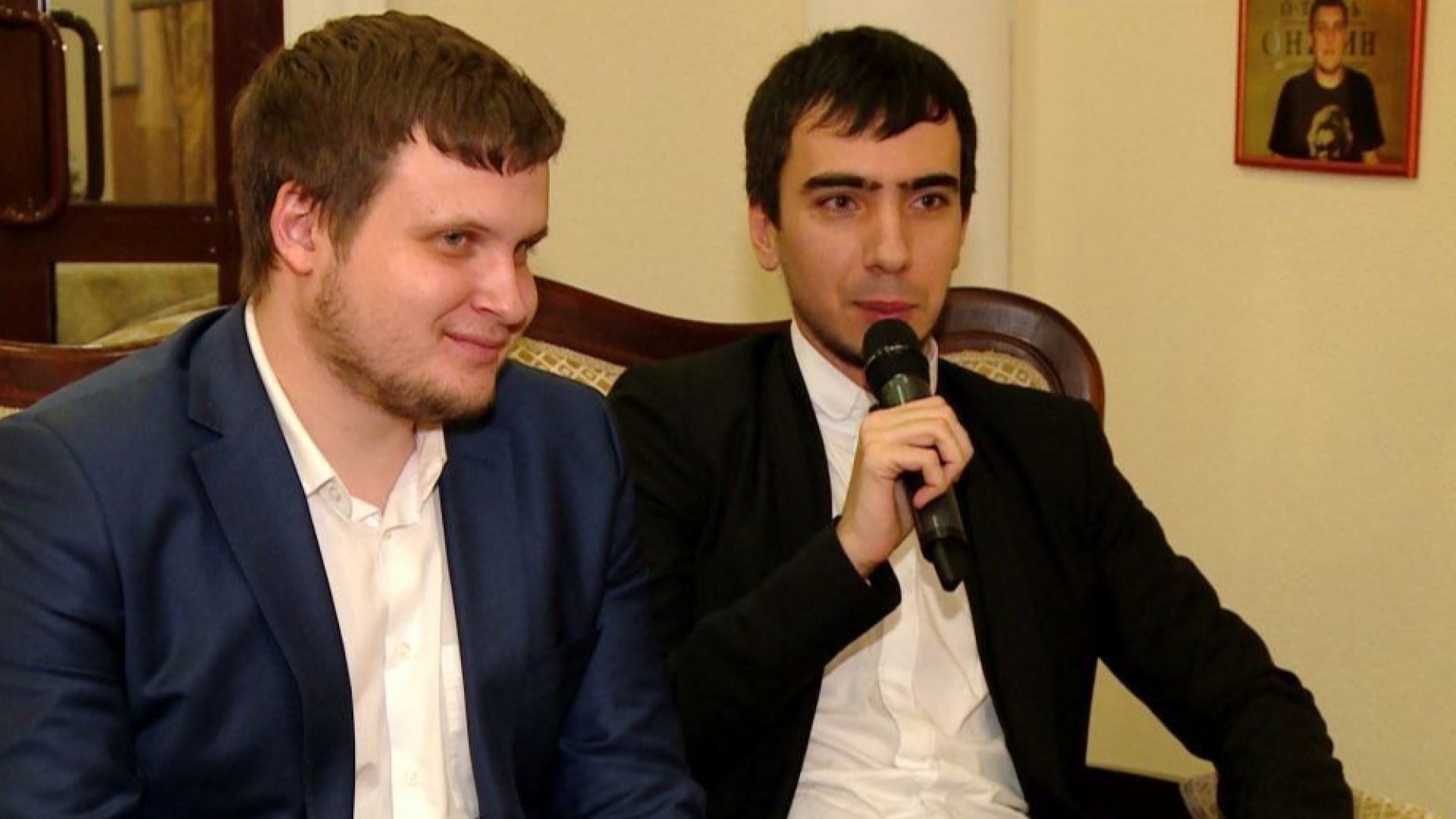 Руските комици Владимир Кузнецов и Алексей Столяров известни като Вован