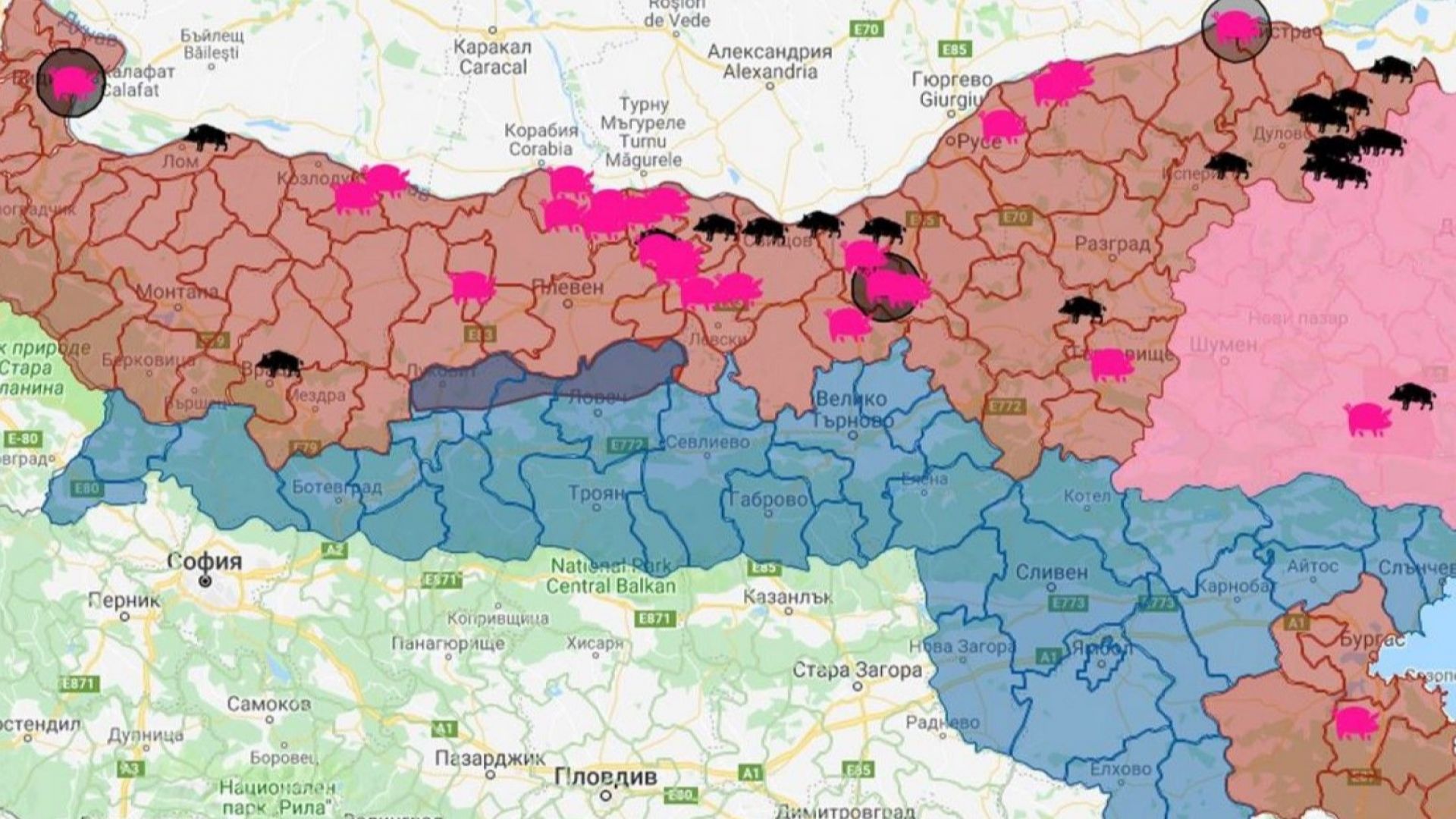 Българската агенция по безопасност на храните БАБХ констатира ново огнище