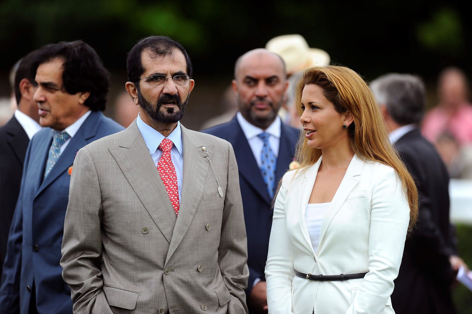 принцеса Хая и съпругът ѝ Мохамед бин Рашид Ал Мактум