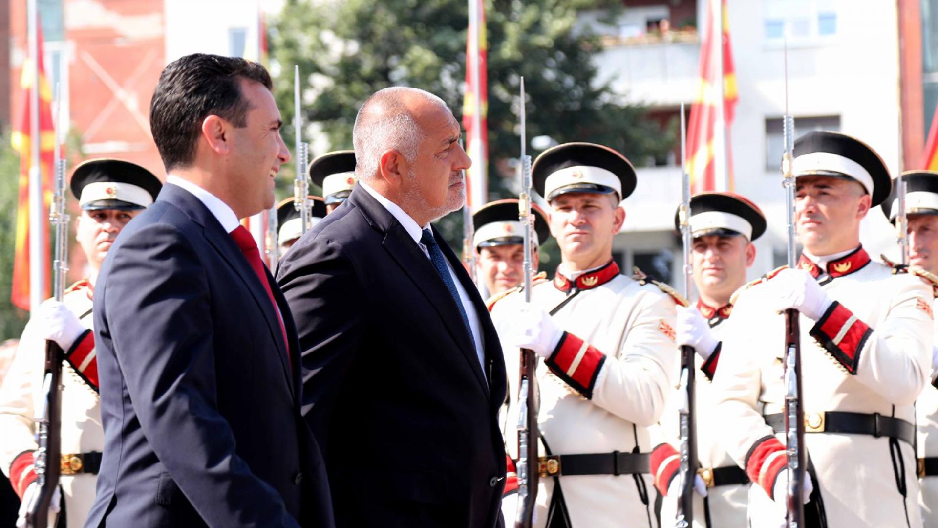 Премиерът Бойко Борисов и македонският му колега Зоран Заев направиха