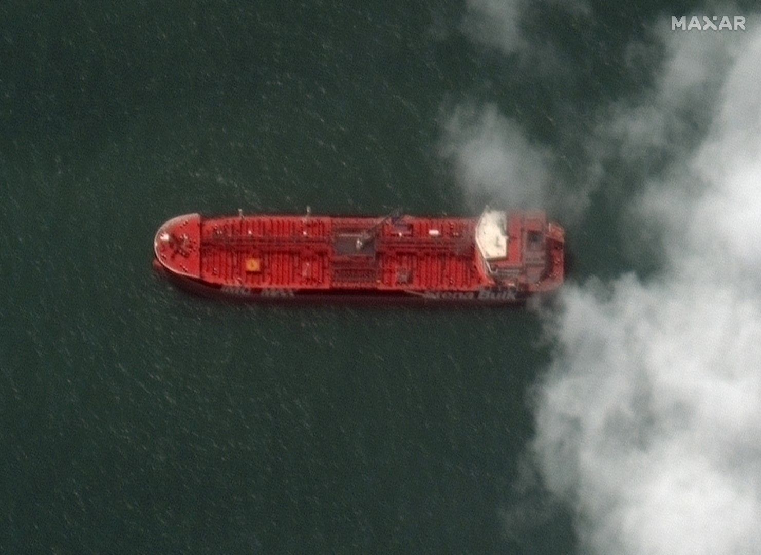 Плаващият под британски флаг танкер "Стена Имперо" беше задържан в пристанищния град Бандар Абас, Иран, 22 юли 2019 г. 