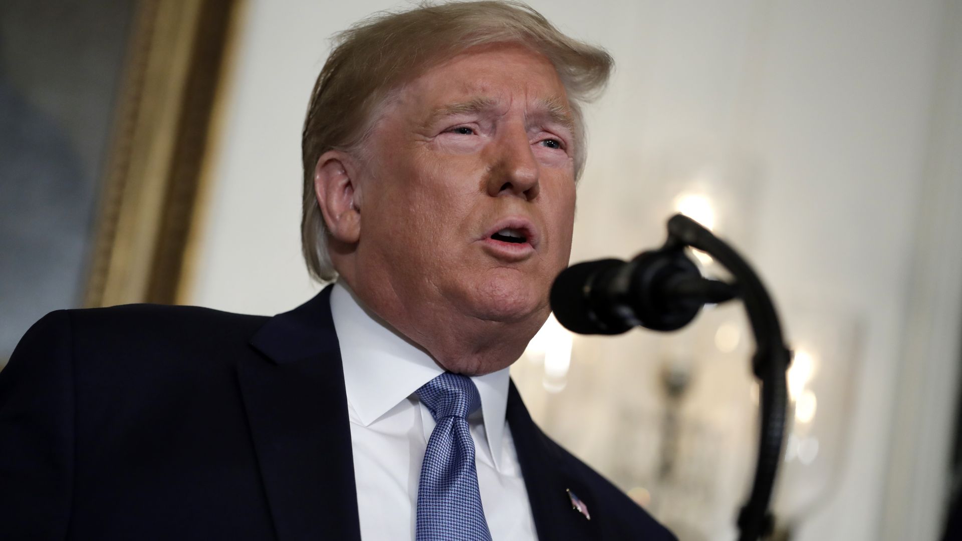 Президентът на САЩ Доналд Тръмп заяви днес в Белия дом