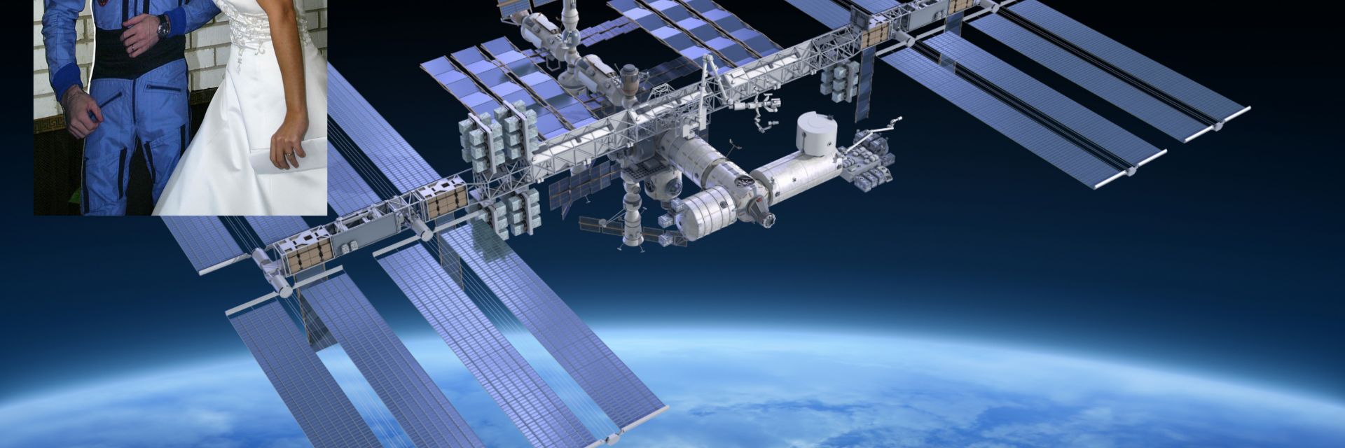 Първата и единствена космическа сватба, която ядоса Москва (снимки)