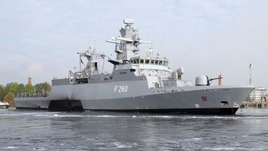 Лазерно оръжие подсилва немските ракетни кораби