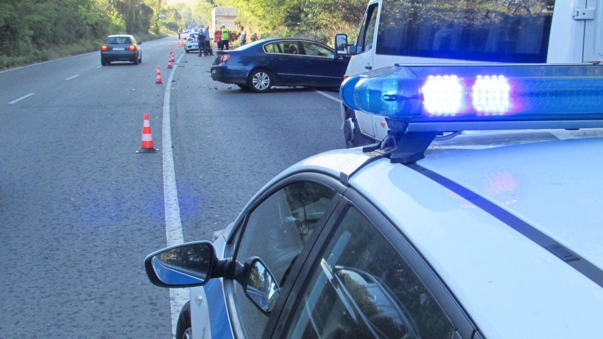 Жена загина при челен удар станал тази вечер на пътя